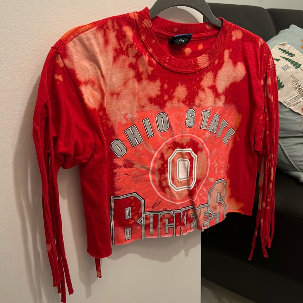 Ohio state university buckeyes custom tee